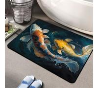 Wsrght Tapis de Bain Antidérapant Absorbant, Tapis Salle de Bain Diatomite Séchage Rapide, Fin, Doux, Lavable, Facile à Nettoyer, Bath Mat pour Douche, Baignoire Pet 140x200cm 3-1226