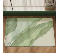 Wsrght Tapis de Bain Antidérapant Absorbant, Tapis Salle de Bain Diatomite Séchage Rapide, Fin, Doux, Lavable, Facile à Nettoyer, Bath Mat pour Douche, Baignoire Natural 40x60cm 3-152