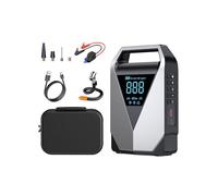 WSRY Gonfleur Pneus Voiture Pompe Gonflable Secours Puissante pour Automobile Intégrée À Une Batterie Multifonctions avec Allumage Électronique(12000mah)