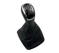 WSRY Soufflet Pommeau Levier Pour Octavia A5 MK2 2004-2012 | Pommeau Levier Vitesse Manuel Pour Voiture, Guêtre, Collier Démarrage(-12-B0249 6 Speed)