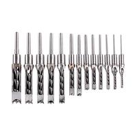 WSSCQ Travail du Bois de Forets à Trous Carrés, 6 au 30mm Carré à Foret, Drill Core, Square-hole Scie Foret Ciseau Outil de Travail du Bois, Outils d'ouverture de Trou (B15mm)