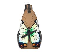 WSSYYBF Joli petit sac de poitrine en forme de papillon en diagonale. Sac à bandoulière réglable et respirant, sac de voyage