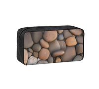 WSSYYBF Pebbles in The Beach Trousse simple et spacieuse. Grande trousse spacieuse, Oxford 600D avec fermeture éclair pour le travail, le bureau, la mode féminine