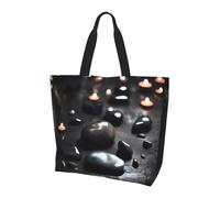 WSSYYBF Sac à bandoulière en forme de cœur noir mystère - Sac à bandoulière tendance pour femme - Simple et léger