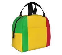 WSSYYBF Sac à déjeuner isotherme en tissu Oxford pour le travail et le pique-nique Motif drapeau du Mali