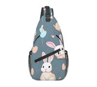 WSSYYBF Sac de poitrine en forme de lapin mignon en diagonale. Sac bandoulière réglable et respirant, sac de voyage