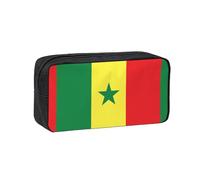 WSSYYBF Trousse à stylos simple et spacieuse Drapeau du Sénégal. Grande trousse spacieuse, Oxford 600D avec fermeture éclair pour le travail, le bureau, la mode féminine