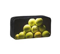 WSSYYBF Trousse simple et spacieuse avec motif de tennis - Grande trousse spacieuse - Oxford 600D - Fermeture éclair - Pour le travail, le bureau, la mode féminine