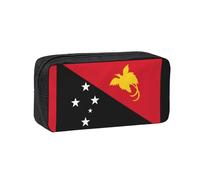 WSSYYBF Trousse simple et spacieuse en tissu Oxford 600D avec drapeau de la Papouasie-Nouvelle-Guinée, idéale pour le bureau et les voyages.