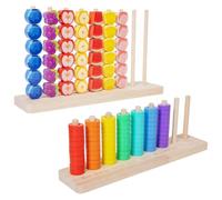 WstaIutno Colour Stack - Fast-Paced Colour Stack Game & Colour Stack Challenge - Portable Color Stack Game - Accurate Dimensions for Family Road Trips (C+D)