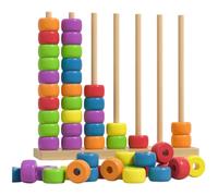 WstaIutno Colour Stack - Fast-Paced Colour Stack Game & Colour Stack Challenge - Portable Color Stack Game - Accurate Dimensions for Family Road Trips (B)