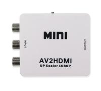 WSTD Mini Composite HD AV CVBS 3RCA vers HDMI Adaptateur convertisseur Prise en Charge 720p 1080 Pav2hdmi convertisseur vidéo pour la télévision, magnétoscope VHS, DVD Disques Chipsets Montré