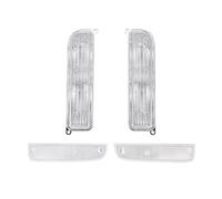 WSUMKH Feux Phares Pour JEEP Pour CHEROKEE XJ Feux Signalisation Blanc Cystal Propre Pare-chocs Tour + Position Latéraux D'angle Ensemble Gauche + Droite Phare Voiture(Blanc)