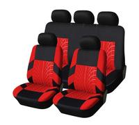 WSUMKH Housses Sieges Housse Siège Voiture Universelle Intérieure Quatre Saisons Coton,Polyester(Rouge)