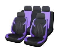 WSUMKH Housses Sieges Housses De Siège Brodées en Nid d'abeille, pour Voiture, SUV, Camions, Fourgonnettes, Coussin Taille Universelle(Violet)