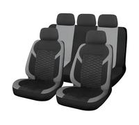 WSUMKH Housses Sieges Housses De Siège Brodées en Nid d'abeille, pour Voiture, SUV, Camions, Fourgonnettes, Coussin Taille Universelle(Grey)