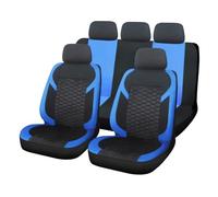 WSUMKH Housses Sieges Housses De Siège Brodées en Nid d'abeille, pour Voiture, SUV, Camions, Fourgonnettes, Coussin Taille Universelle(Bleu)