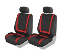 WSUMKH Housses Sieges Housses De Siège Universelles en Forme U pour La Plupart des Voitures, SUV, Camions, Fourgonnettes(Red 2 Seat)