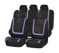 WSUMKH Housses Sieges Housses De Siège Universelles en Forme U pour La Plupart des Voitures, SUV, Camions, Fourgonnettes(Purple 5 Seat)