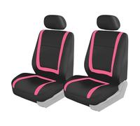 WSUMKH Housses Sieges Housses De Siège Universelles en Forme U pour La Plupart des Voitures, SUV, Camions, Fourgonnettes(Pink 2 Seat)
