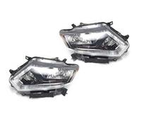 WSUMKH Jeu De Phares Pour Nissan Pour X-trail Pour Rogue 2014 2015 2016 Ensemble Phares À LED De Voiture Feux Circulation Lentille Transparente Accessoires Remplacement(Left side)