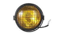 WSUMKH Phare Avant Rond Modifié Pour Moto, Lentille Rétro, Pour CG125 Pour GN125, 6,5 Pouces Accessoires Galvanisés Noirs Kit Phares Moto(P)