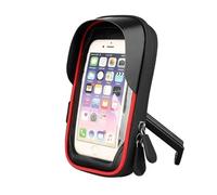 WSUMKH Support De Navigation GPS pour Vélo Et Moto Étanche Multifonction pour Téléphone Portable Pack De Cartes Accessoires pour Vélo Et Moto Barre transversale GPS Moto(Motorcycle Red)