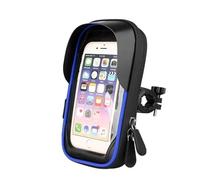 WSUMKH Support De Navigation GPS pour Vélo Et Moto Étanche Multifonction pour Téléphone Portable Pack De Cartes Accessoires pour Vélo Et Moto Barre transversale GPS Moto(Bicycle Blue)