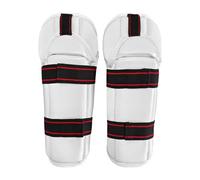 Wswqop 1 Paire de Protège-Bras et Tibias pour Taekwondo, Karaté, Muay Thaï, Bande Intérieure élastique Ajustable pour Un Confort, Convient Aux Pratiq, S