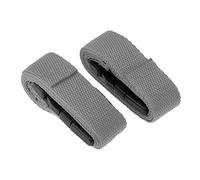 Wswqop 1 Paire de Sangles de Sangle de Chariot de Golf de 1m 25mm avec La Boucle de Dégagement Rapide, Gris, 1 m, 25 mm