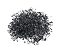 Wswqop 1000 Mini épingles de Sûreté Noires pour La Couture et La Création de Bijoux