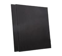Wswqop 2 Pièces Toiles Blanches Cadre Bois Panneaux Toile Noirs pour Peinture Toile Support Peinture Artisanal Coton Résistant Convient pour Artistes Amateu, 50x60cm