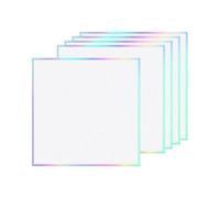 Wswqop 5 Pièces Shikishi Planches Papier Japonais Planche Dessin Blanche Carnet Marqueur Panneau Artiste Adaptées pour Cosplay Collection Rencontre, 12 cm x 12 cm