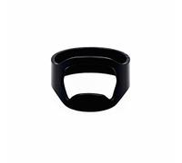 Wswqop Bague Décapsuleur Bouteille Bière Anneau Polyvalent Acier Inoxydable Accessoire Unique Bijou Original Convient pour Homme Fêtes Mariages Soirées Anniv, Noir