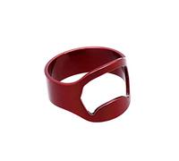 Wswqop Bague Décapsuleur Bouteille Bière Anneau Polyvalent Acier Inoxydable Accessoire Unique Bijou Original Convient pour Homme Fêtes Mariages Soirées