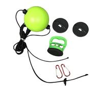 Wswqop Balle de Boxe, Speedball pour La Boxe, L'entraînement MMA et Le Travail de Concentration, pour Adultes et Enfants, Balle à Double Extrémité