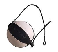 Wswqop Ballon de Boxe/Sac de Frappe Robuste en Polyuréthane pour L'entraînement de La Coordination, pour Hommes et Femmes, à Utiliser Au Bureau Ou à La M, Noir Blanc