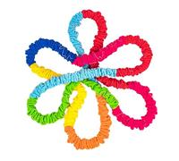 Wswqop Bande élastique pour Jeux de Groupe, Bande Sensorielle Favorisant L'intégration de L'enfant, Accessoire Dynamique En Caoutchouc et Tissu Doux, 2M