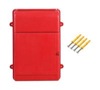 Wswqop Boîte Aux Lettres Murale, 34,3 X 25,4 X 6,9 Cm, Organiseur, Boîte à Dons Multifonctionnelle, Urne pour La Maison Ou Le Bureau, Facile à Installer, ROUGE