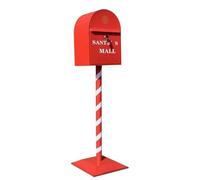 Wswqop Boîte Postale Ltres Décorative du Père Noël Grande Taille Boîte Postale Ltres sur Pied Flocon Polyvalente pr Centres Commerciaux