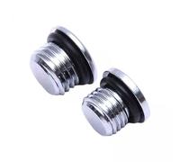 Wswqop Bouchon de Port de Régulateur de Plongée en Cuivre, 2 Bouchons de Joint Torique de Plongée, Vis de Quincaillerie 7g, 4 pièces