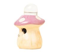 Wswqop Bouteille d'eau pour Hamster à Motif de Champignons Ludique, avec Support et en Acier Inoxydable pour Cobayes, Hamsters Nains et Chinchilla, Voleur