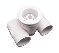 Wswqop Buse de Piscine Spa Jet Retour Eau Hydrothérapie Raccord Circulation Embout Jet Massage Pièce Retour d'eau Conçue en Solide pour Courant Stable et, Buse Impériale - 48 Mm