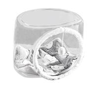 Wswqop Capsule Transparent Bed Maison Chat Panier Confortable Dôme Stable Structure sans Dangereux avec Boule Jouet Adapté Aux Cha, Porte Carrée en