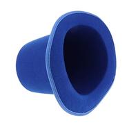 Wswqop Chapeau Magicien Adulte Feutre Polyester Accessoire Original Bandeau Scène Élégant pour Déguisement Animation Fête Spectacle, Bleu