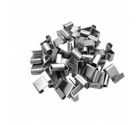 Wswqop Clip pr Vitre Serre Finition Métallique Argentée, Résistant à la, Clip Support pr Panneau Serre, Bricoleurs, Type Z