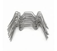 Wswqop Clip pr Vitre Serre Finition Métallique Argentée, Résistant à la, Clip Support pr Panneau Serre, Bricoleurs, Type W 1.2x75x30mm