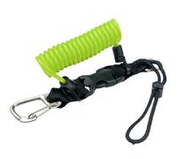 Wswqop Cordon de Plongée Cordon de Plongée en Apnée Cordon de Poignet en Acier Inoxydable Cordon de Caméra pour Les Lumières de Plongée Caméras, Vert Clair