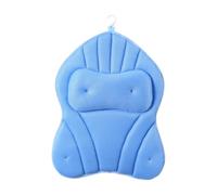 Wswqop Coussin de Bain Oreiller pour Baignoire Support de Nuque Repose-tête de Spa Antidérapant avec Crochet Pratique Adapté Comme Cadeau pour Hommes et, Bleu
