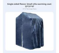 Wswqop Couverture Cage pour Oiseaux Imperméable à la Poussière en Tissu Molletonné Offrant Une Thermique pour Perruches Perroquets Petits Oiseaux Exotiques, 33 31 47cm, Polaire Simple